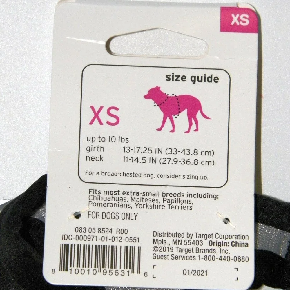 Boots & Barkley Dog Harness Reflective Comfort Wrap XS - Picture 3 of 5